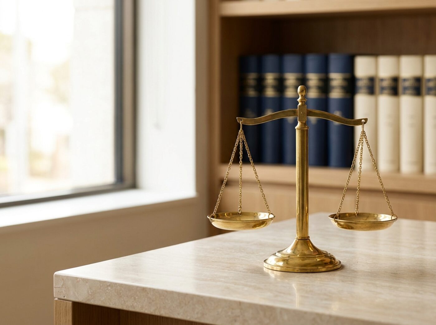Scales of justice in the chambers
